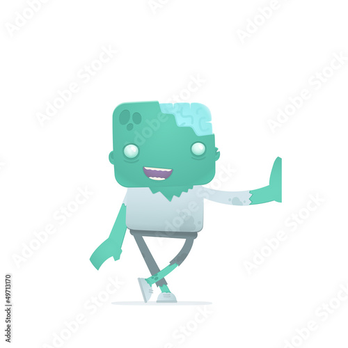 funny cartoon zombie