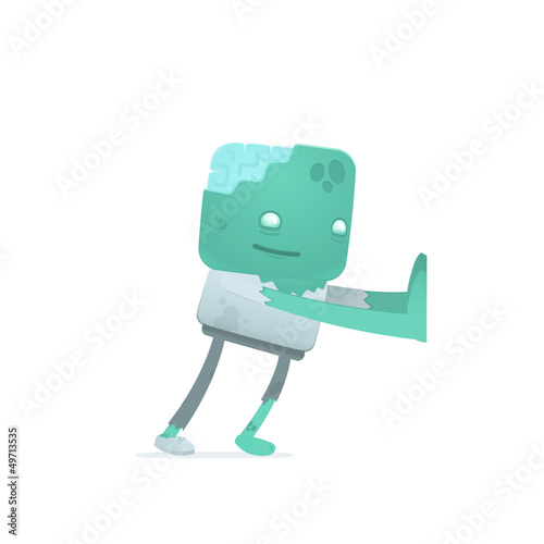 funny cartoon zombie
