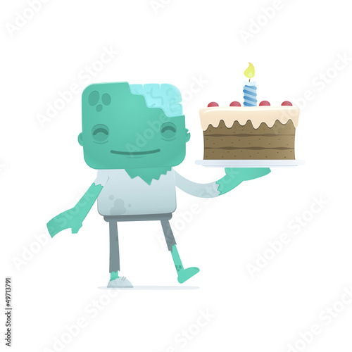funny cartoon zombie