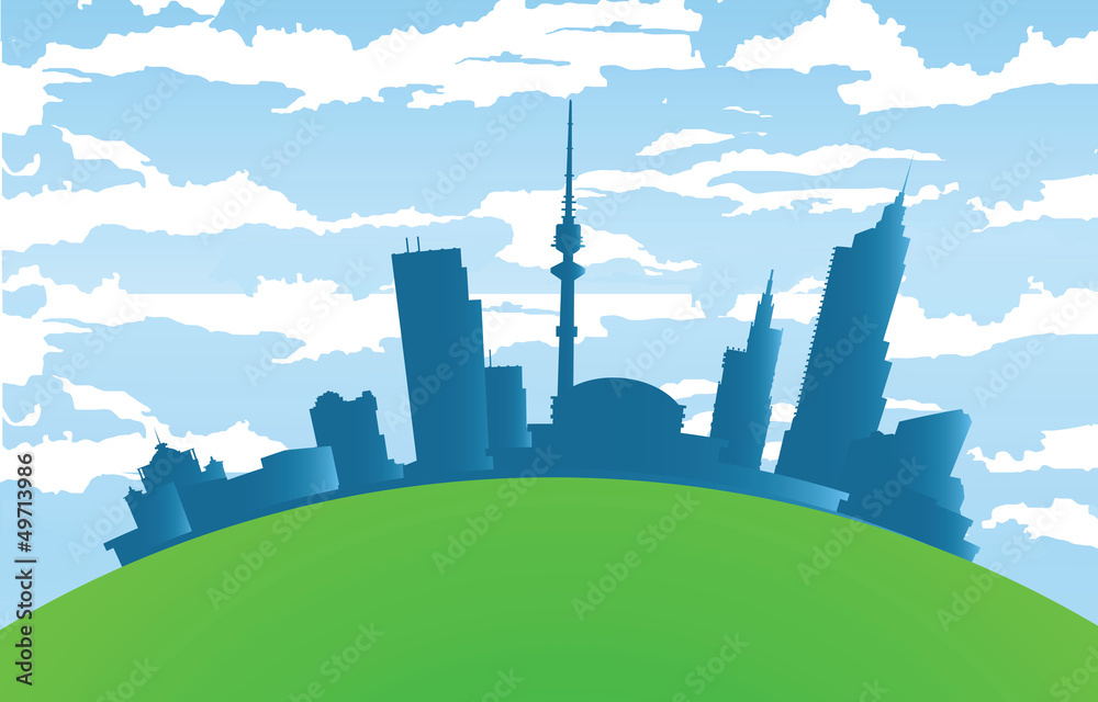 Obraz premium Vector landscape
