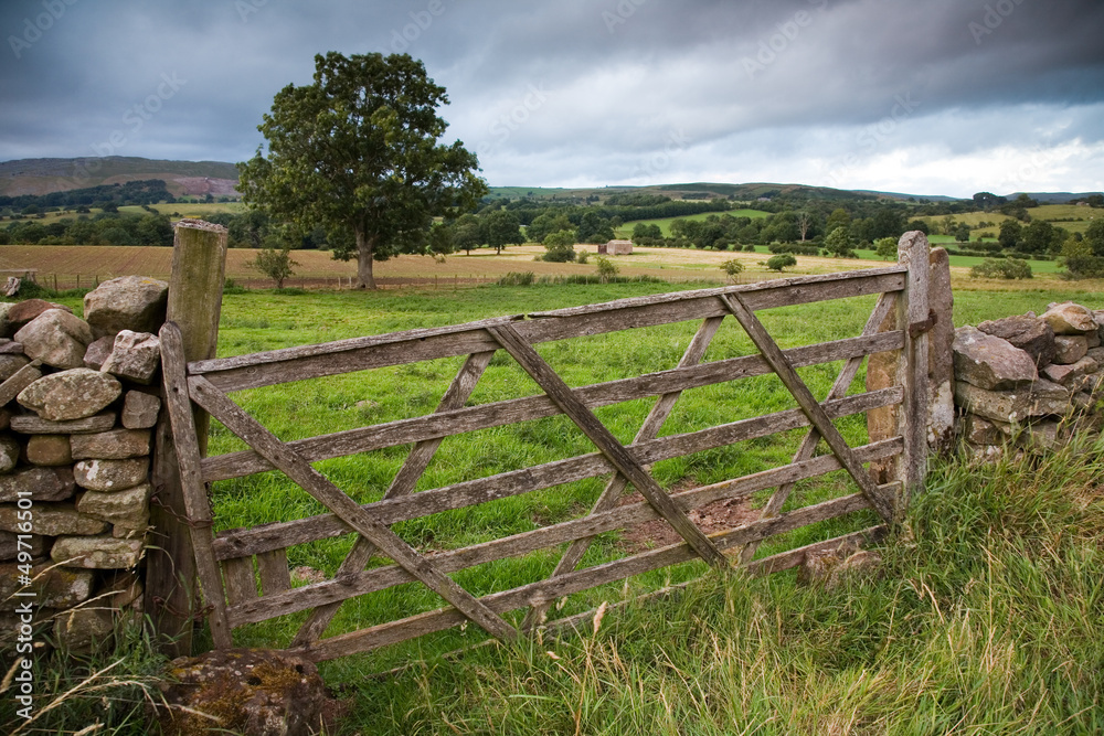 Wooden Farm Gate, England Wooden Farm Gate, England