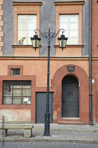 Warsaw Old Town, old building, Poland #49716558