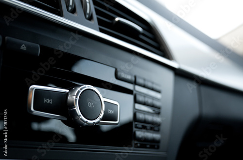 Car audio system interior