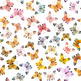 Seamless background of butterfly.