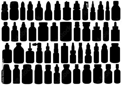 Medicine bottle isolated