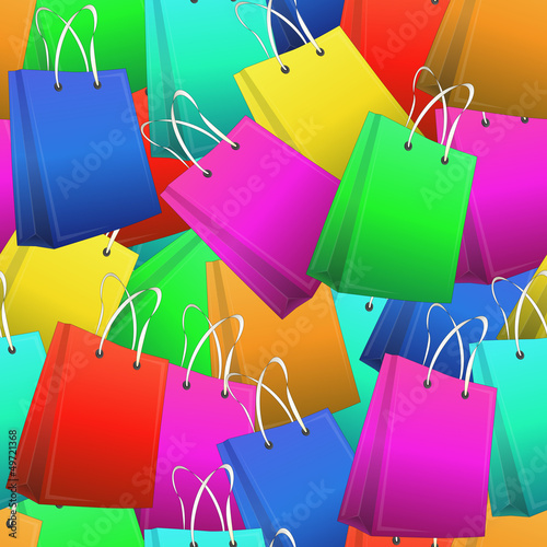 shopper seamless pattern