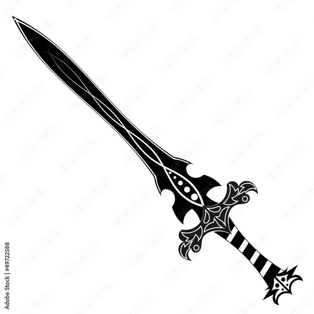 illustration vector graphics of tribal art design sword tattoo 35279904  Vector Art at Vecteezy