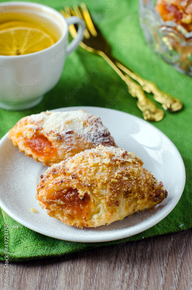 Biscuits with jam Biscuits with jam