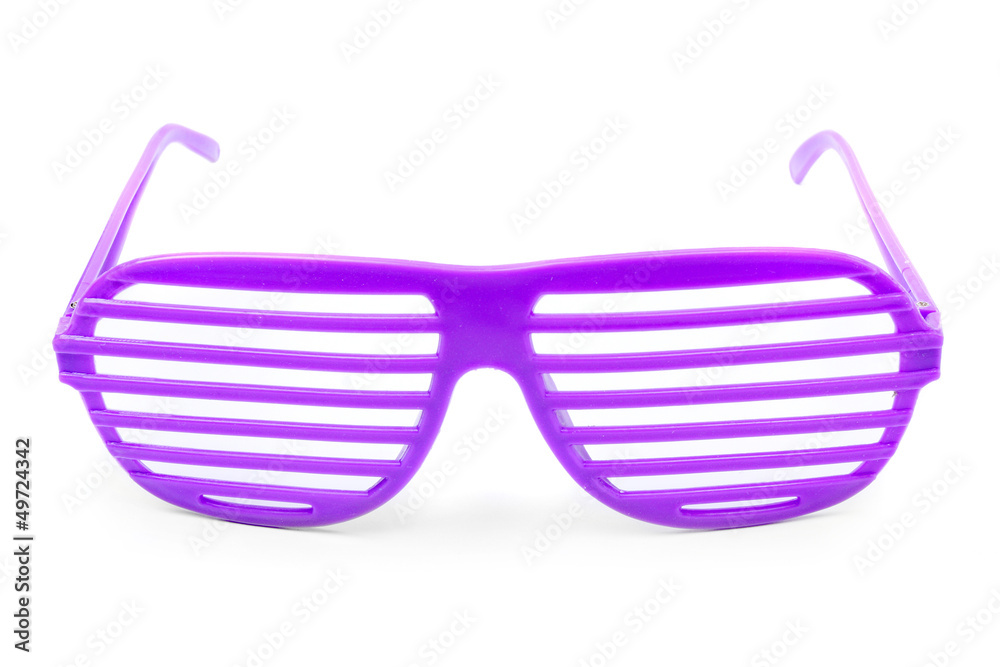 Extravagant beach goggles on a white background. Extravagant beach goggles on a white background.