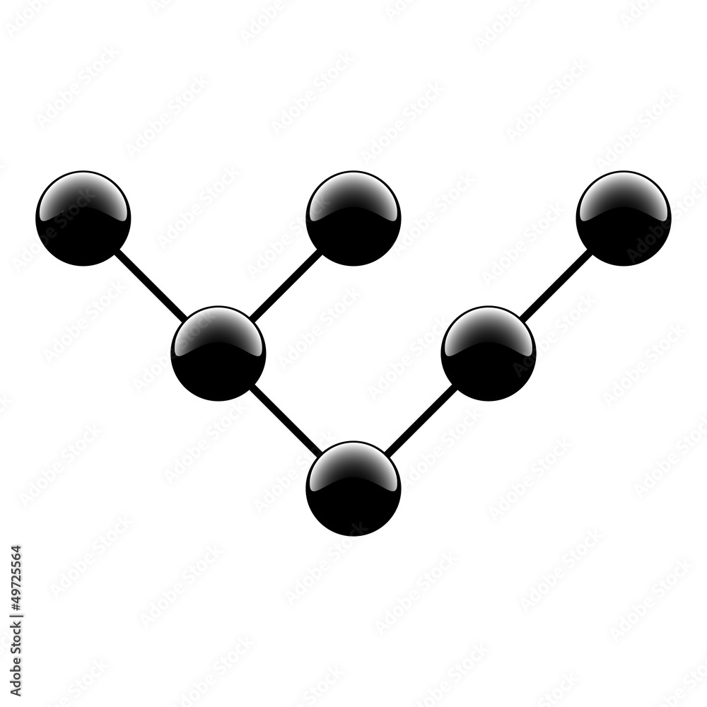 Tree Network Topology isolated on white background Stock Vector Adobe