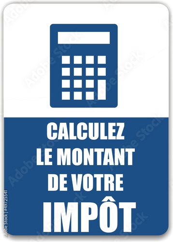 bouton calculez le montant de votre impôt