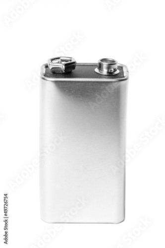 battery three isolated on white background