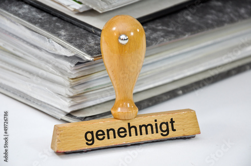 genehmigt photo