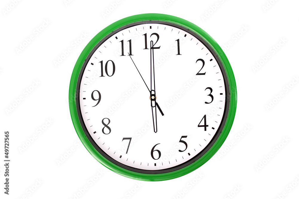Clock serie - 6 o'clock Clock serie - 6 o'clock