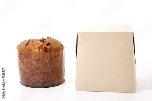 Panettone and box