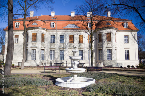 Old renewed palace in Lodz