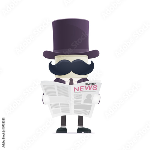 funny cartoon illusionist