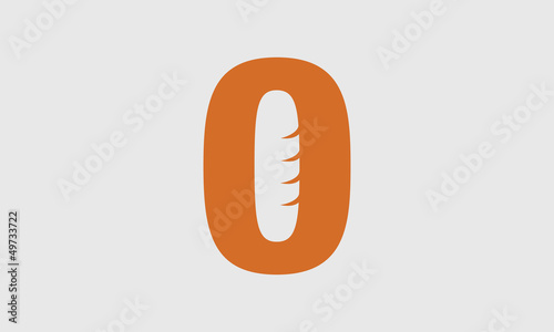 Concept logo baguette