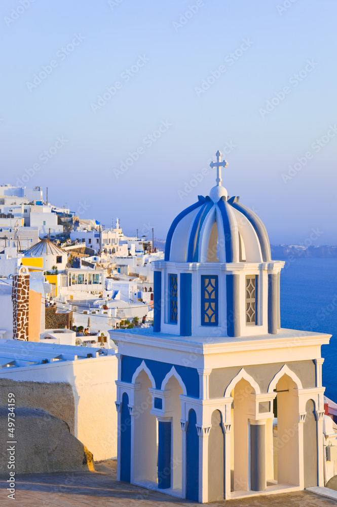 Obraz premium Santorini sunset - Greece