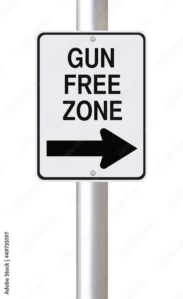 Gun Free Zone This Way