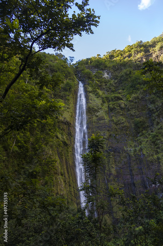 Waimoku Falls - a waterfall in Haleakala National Park 