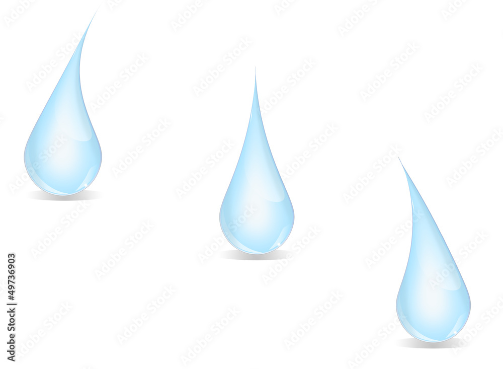 3 gouttes d'eau