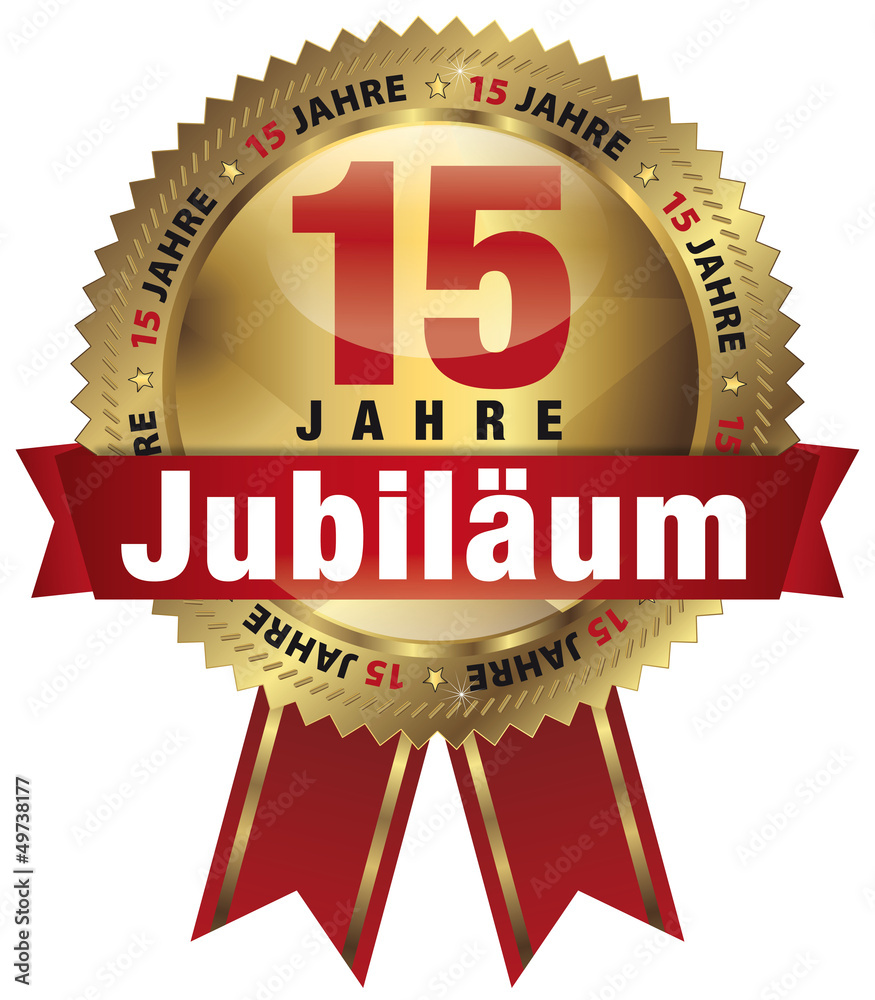 15 Jahre Jubiläum Stock Vector Adobe Stock