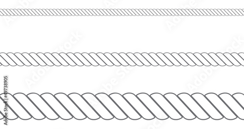 Rope in three sizes
