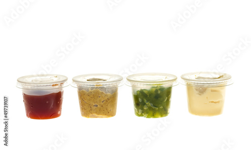 Slika na platnu Condiment containers