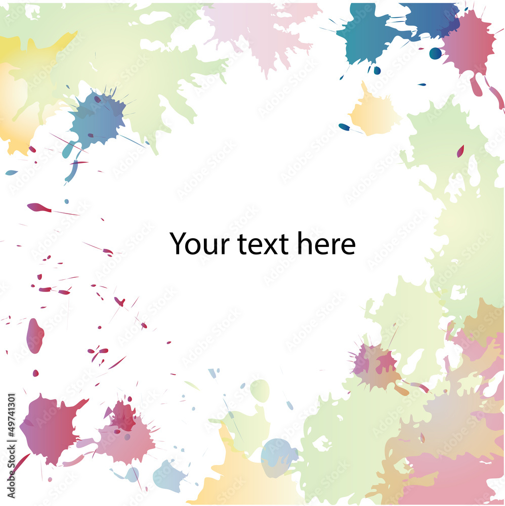 Abstract watercolor splash background