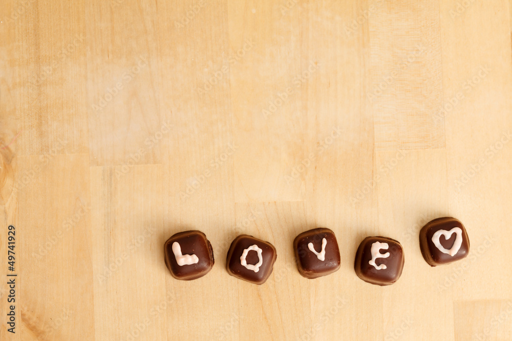 Fototapeta premium chocolate sweets