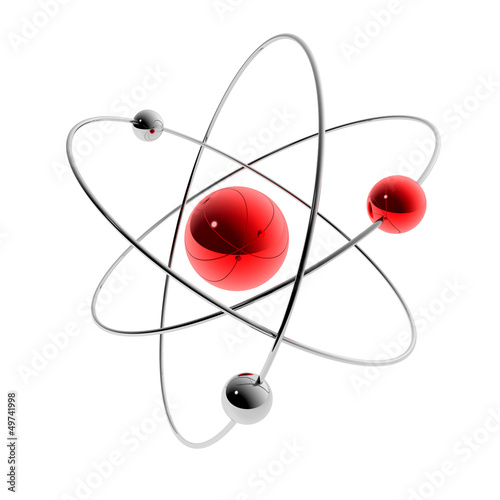 Atom und Molekül - 3D Illustration / 3D Grafik