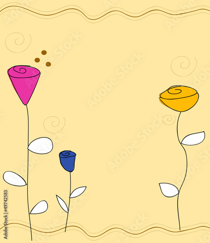 fondo fiori romantico