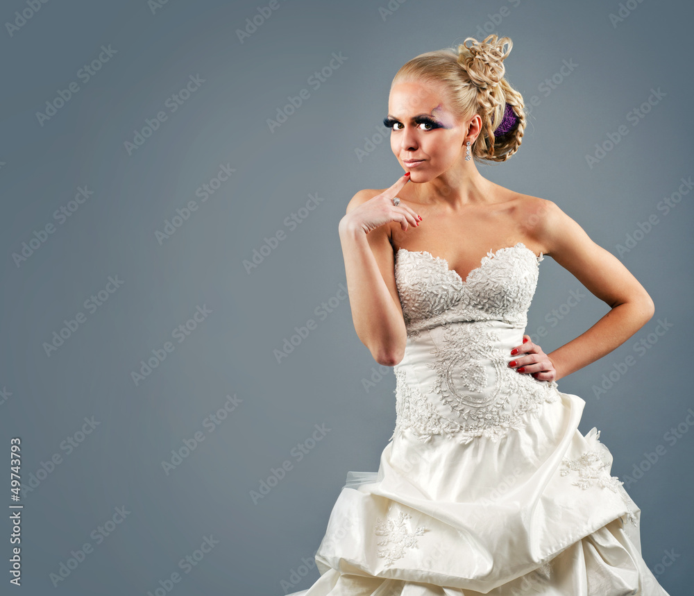 model in a wedding dressd model in a wedding dressd