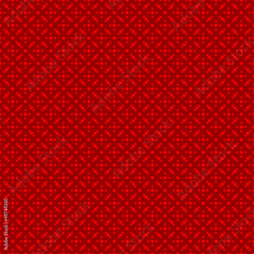 Seamless Pattern Dots Retro Dark Red/Red