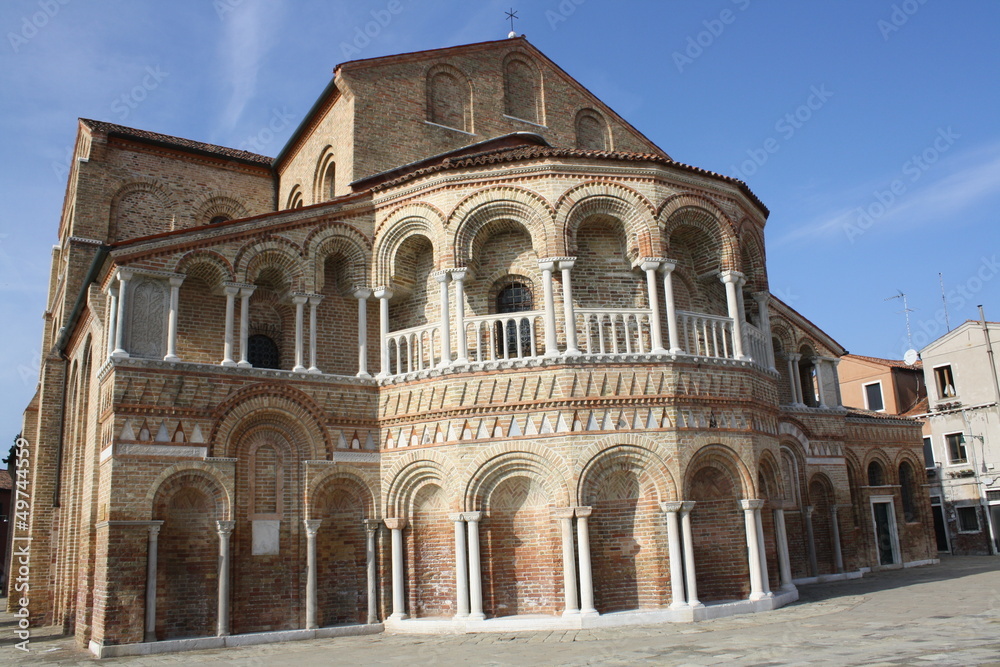 Santa Maria And Donato Basilica in Murano Island,(Venice Italy)