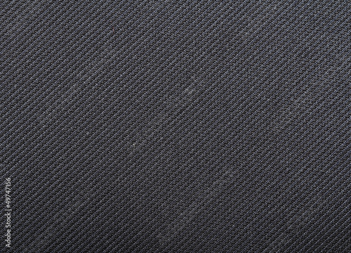 Black fabric texture. Clothes background. Close up © vadimmmus