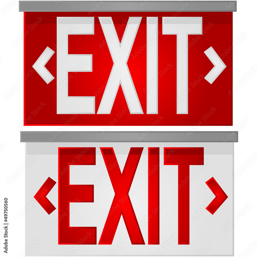 Exit signs