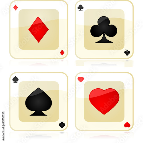 Playing card icons