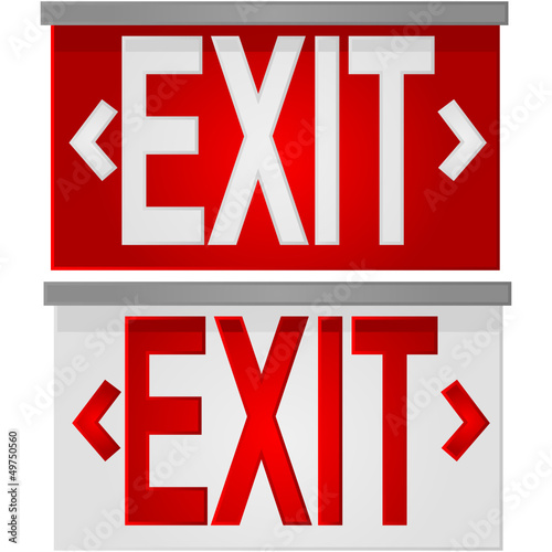 Exit signs