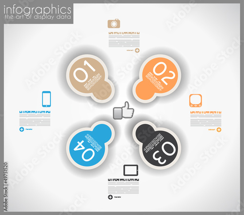 Infographic design for product ranking
