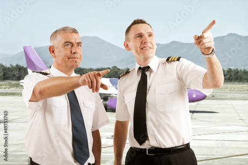 Airline pilots photo