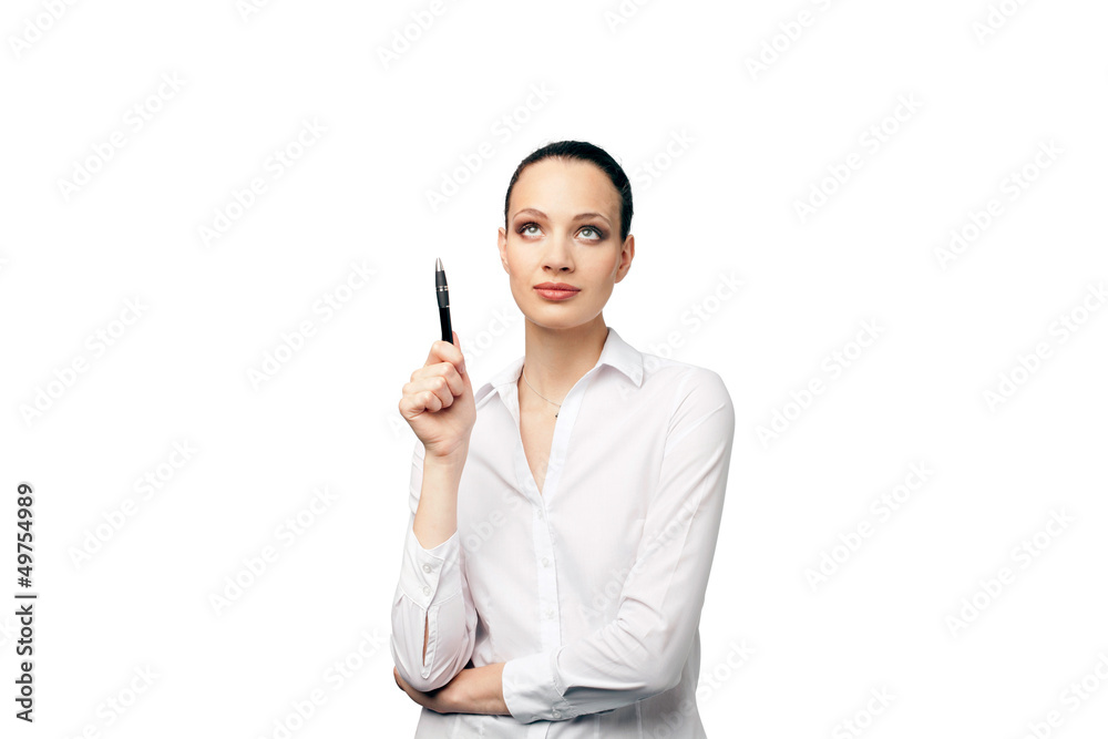 Portrait of cute business woman Portrait of cute business woman