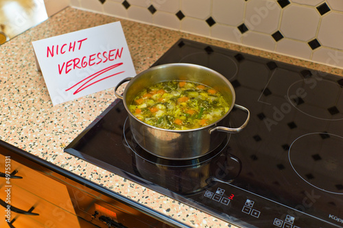 Schild Nicht vergessen für Demenz Patient photo