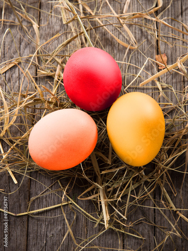Colorful easter eggs