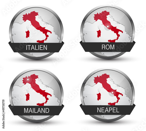 Vector Icons *** Städte Italien
