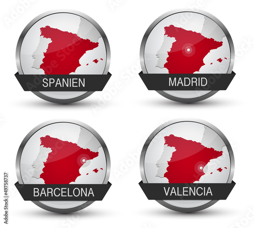 Vector Icons *** Städte Spanien