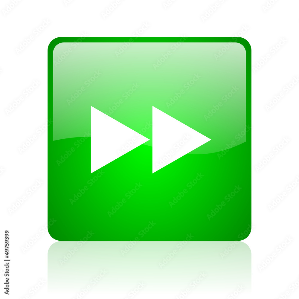 scroll green square web icon on white background scroll green square web icon on white background