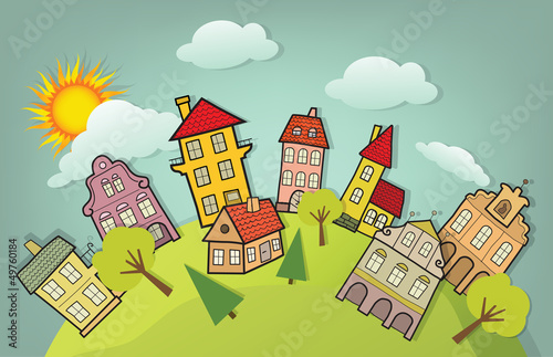 Cartoon city