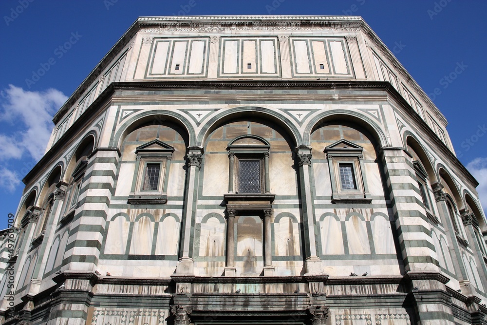 Florence baptistery at the cathedral, Italy